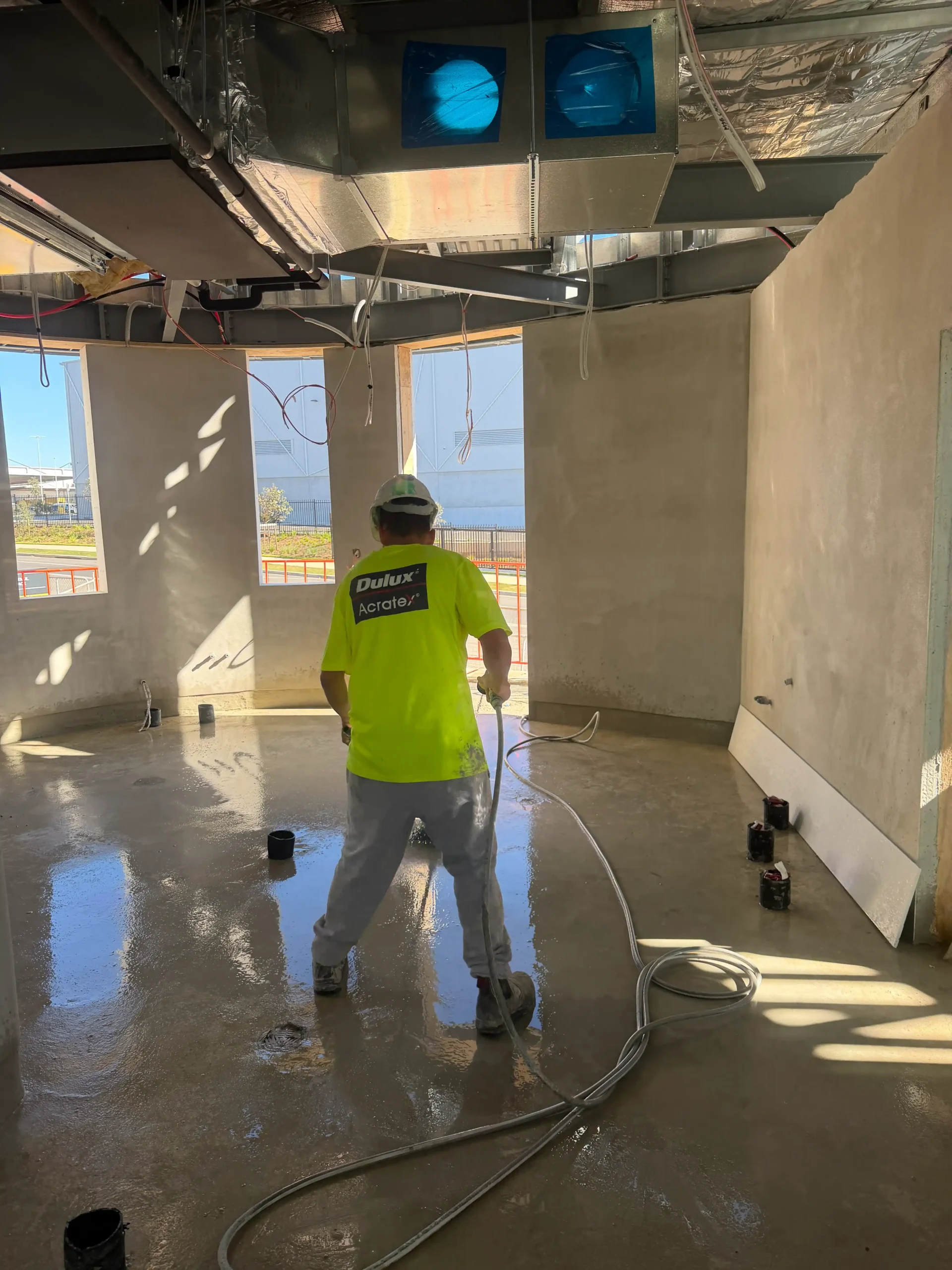 Interior rendering and floor surface preparation Sydney project