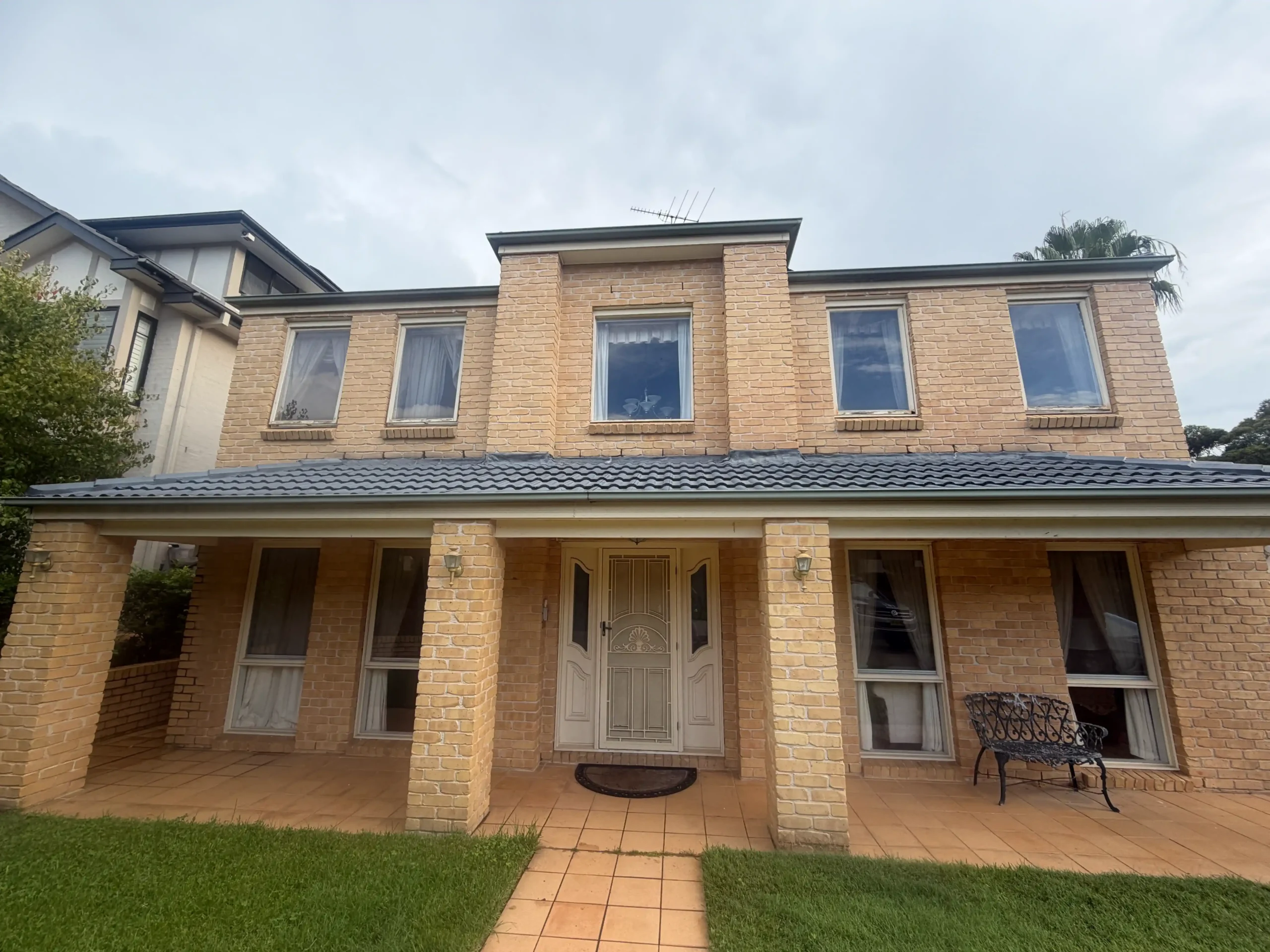 Completed house rendering Sydney residential facade project